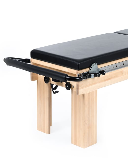 Pilates Reformer rāmis no kļavas koka ar regulējamu augstumu