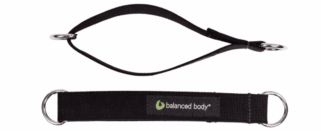 Balanced Body loops with D-rings for Pilates equipment attachment