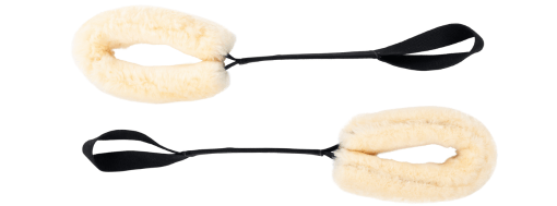 Пары ремней для трапеции Пилатеса из овечьей шерсти с липучкой, комплект из 2 штук.