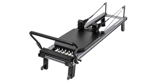 Реформер для пилатеса с регулируемой рамой и ножками, транспортировочные колёса